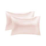 Luxury Satin 2-Piece Pillowcase Set, Blush Pink