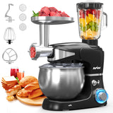 3-in-1 Stand Mixer Blender Food Processor, 6.5 Qt Bowl