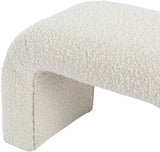 Niagara Contemporary Boucle Fabric Bench – Elegant Seating for Modern Spaces and Stylish Decor