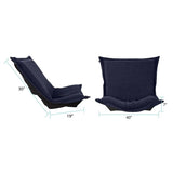 Puff Chair Cover Barbet Royal-Cover Only