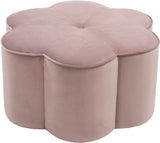 Daisy Velvet Upholstered Ottoman