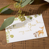 Woodland Baby Shower Invitation & Thank You Card Bundle