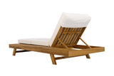 ORVA Outdoor Lounge Chaise with Headrest