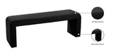 Minimalist Velvet Bench - Contemporary Stylish Seating for Mudroom, Bedroom, or Game Night Fun