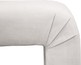 Minimalist Velvet Bench - Contemporary Stylish Seating for Mudroom, Bedroom, or Game Night Fun