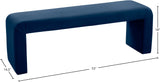 Minimalist Velvet Bench - Contemporary Stylish Seating for Mudroom, Bedroom, or Game Night Fun