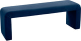 Minimalist Velvet Bench - Contemporary Stylish Seating for Mudroom, Bedroom, or Game Night Fun