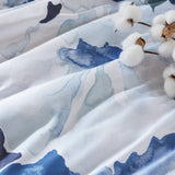7-Piece Modern Farmhouse Comforter Set, Blue