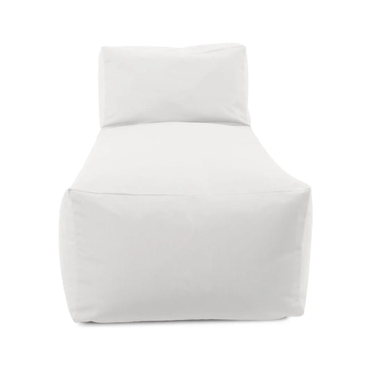 Outdoor Pouf Lounge Cover- Seascape Natural