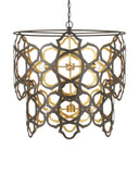 Mauresque Medium Bronze & Gold Chandelier