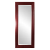 Delano Mirror - Glossy Burgundy