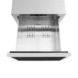 ZLINE 24" Touchstone 168 Can Outdoor-Rated Dual Refrigerator Drawer, Panel Ready, RDSPO-24