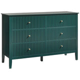 Wholesale 47" 6-Drawer Fluted Dresser, Eco-Friendly & Water-Resistant