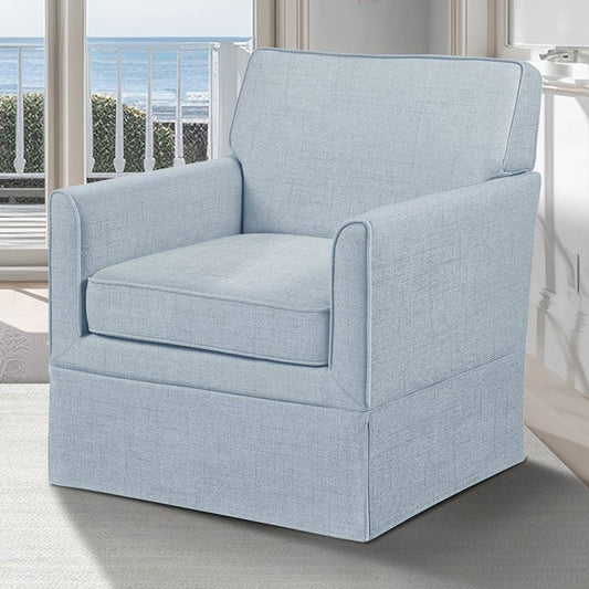 Slipcover Accent Armchair Single Sofa Chair, Light Blue