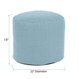 Tall Pouf Sterling Breeze