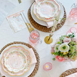 Pink Elephant Baby Shower Paper Plates Set of 16