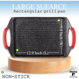 18-Inch Nonstick Aluminum Stovetop Griddle Pan