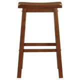 Durant Wood Backless Bar Stool Chestnut (Set of 2)