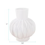 Herring Bulbous Abstract Vase- Small