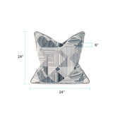 Prisma Navy 24x24 Down Filled Pillow