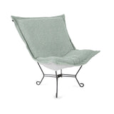 Patio Scroll Puff Chair Titanium- Alicante Breeze
