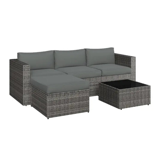 Wholesale 5-Piece Patio Furniture Set, All Weather Wicker Patio