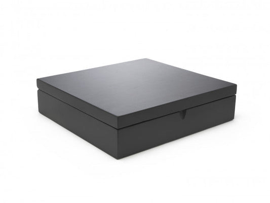 Tea box 12-compartments Bamboo, black