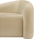 Kali Chair - Cozy Faux Shearling Teddy Fabric Armchair for Ultimate Comfort in Any Room