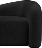 Kali Loveseat - Cozy Faux Shearling Teddy Fabric, Sturdy Eucalyptus Frame, Perfect for Any Room