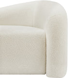 Kali Loveseat - Cozy Faux Shearling Teddy Fabric, Sturdy Eucalyptus Frame, Perfect for Any Room