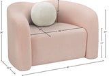 Kali Chair - Cozy Faux Shearling Teddy Fabric Armchair for Ultimate Comfort in Any Room