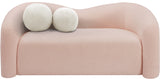 Kali Loveseat - Cozy Faux Shearling Teddy Fabric, Sturdy Eucalyptus Frame, Perfect for Any Room