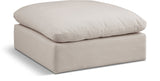 Comfy Fabric Upholstered Modular Ottoman