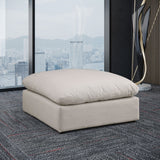Comfy Fabric Upholstered Modular Ottoman