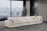 Comfy Modular Sofa - Stylish Linen Textured Design with Overstuffed Cushions for Ultimate Comfort
