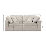 Comfy Modular Sofa - Versatile Contemporary Design with Overstuffed Cushions for Ultimate Comfort