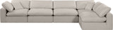 Comfy Modular Sectional Sofa in Rich Beige with Overstuffed Cushions for Ultimate Comfort & Style