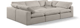 Comfy Modular Sectional Sofa - Stylish Adaptable Seating with Plush Down Feather Cushions & Support