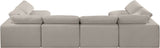 Comfy Modular Sectional - Versatile Contemporary Design with Plush Down Feather Cushions for Comfort
