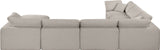 Comfy Modular Sectional Sofa - Luxurious Overstuffed Cushions & Versatile Design for Ultimate Comfort