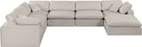Comfy Modular Sectional Sofa - Luxurious Overstuffed Cushions & Versatile Design for Ultimate Comfort