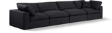 Comfy Modular Sofa - Stylish Linen Textured Design with Overstuffed Cushions for Ultimate Comfort