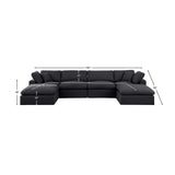 Comfy Modular Sectional - Luxurious Linen Fabric Seating with Plush Cushions for Ultimate Relaxation