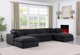 Comfy Modular Sectional - Luxurious Linen Fabric Seating with Plush Cushions for Ultimate Relaxation