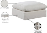 Comfy Fabric Upholstered Modular Ottoman
