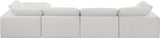 Comfy Modular Sectional Sofa in Durable Linen Fabric - Overstuffed Cushions for Ultimate Comfort