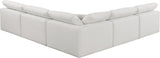 Comfy Modular Sectional - Luxurious Linen Fabric with Overstuffed Cushions for Ultimate Comfort and Style
