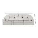 Comfy Modular Sectional Sofa - Stylish Adaptable Seating with Plush Down Feather Cushions & Support