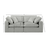 Comfy Modular Sofa - Versatile Contemporary Design with Overstuffed Cushions for Ultimate Comfort