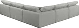 Comfy Modular Sectional - Luxurious Linen Fabric with Overstuffed Cushions for Ultimate Comfort and Style
